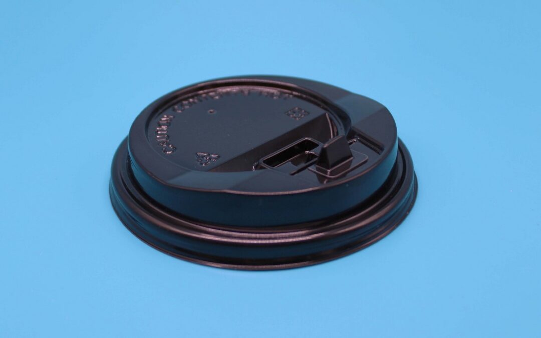 Black Hot Paper Cup Lid