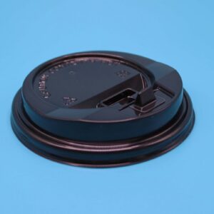 Black Hot Paper Cup Lid