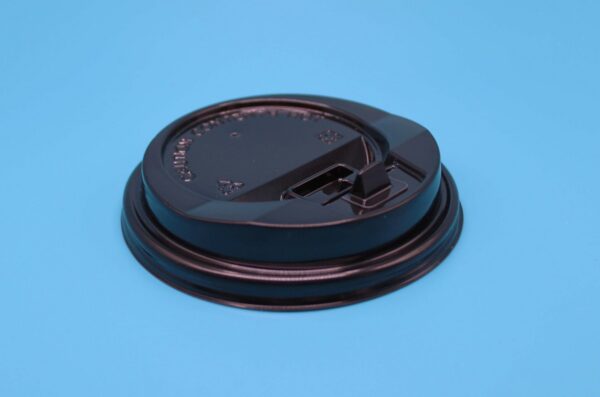 Black Hot Paper Cup Lid
